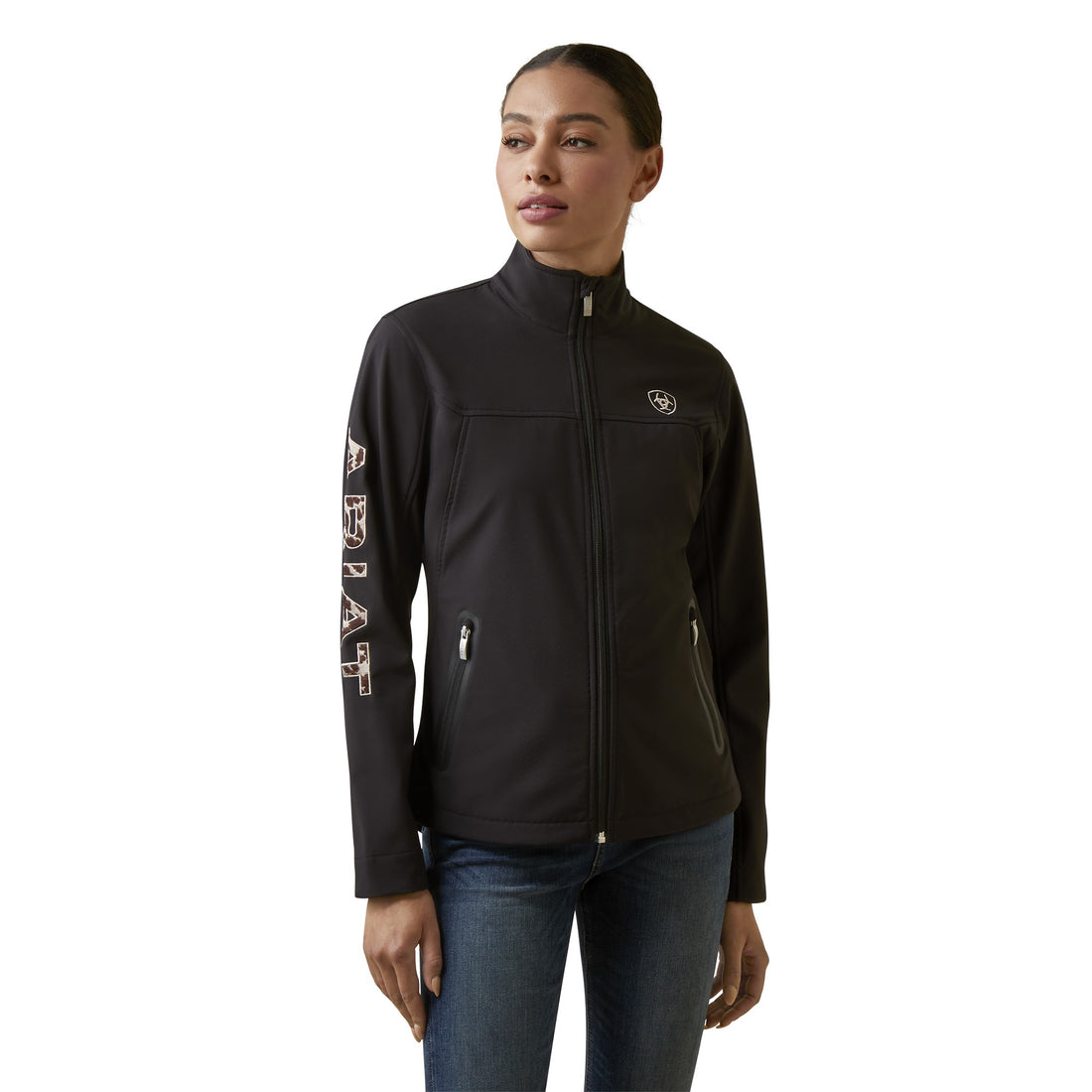 Ariat Women Softshell Black Pony 10043523 Jacket