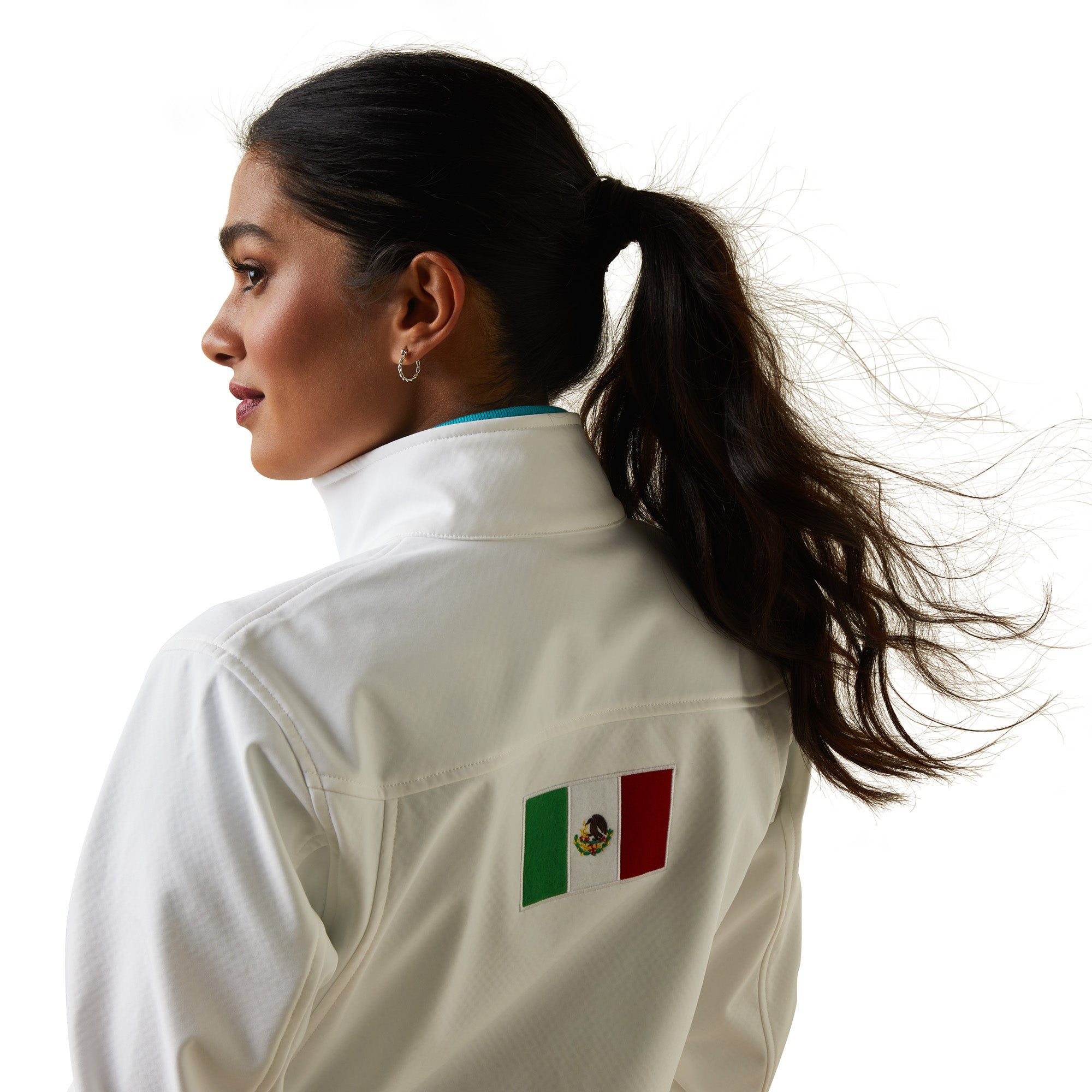 Ariat Women White Mexico Softshell 10043548 Jacket