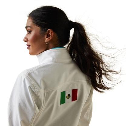Ariat Women White Mexico Softshell 10043548 Jacket