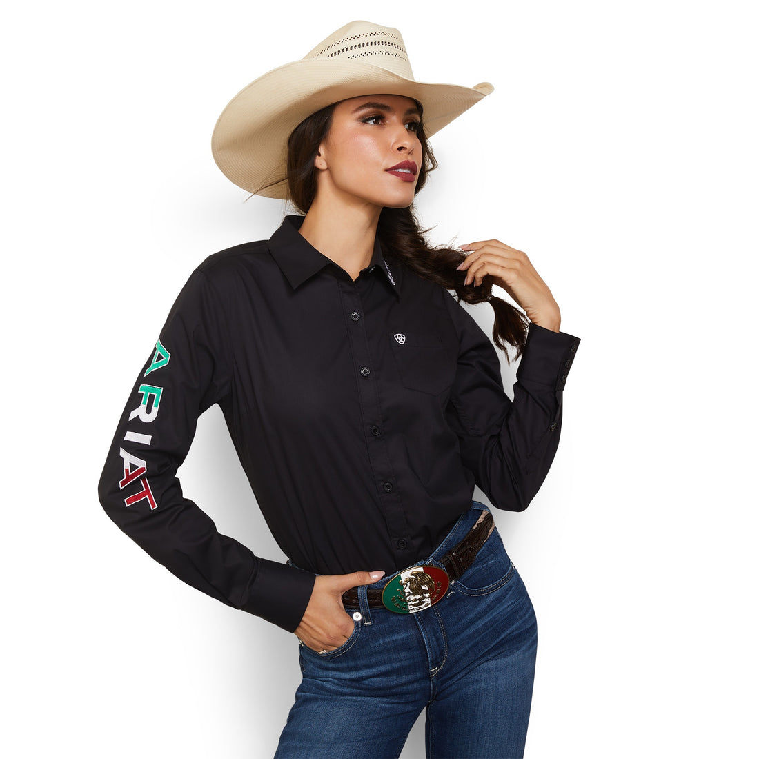 Ariat WMN Black Mexico Shirt 10043552
