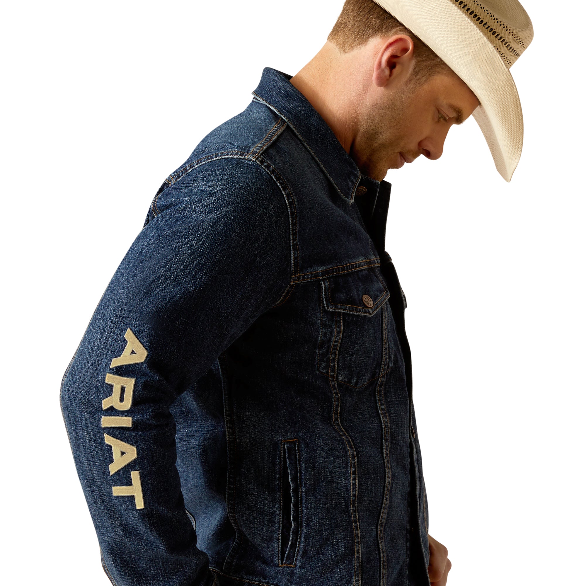Ariat Men Denim Team Richford Trucker 10048255 Jacket