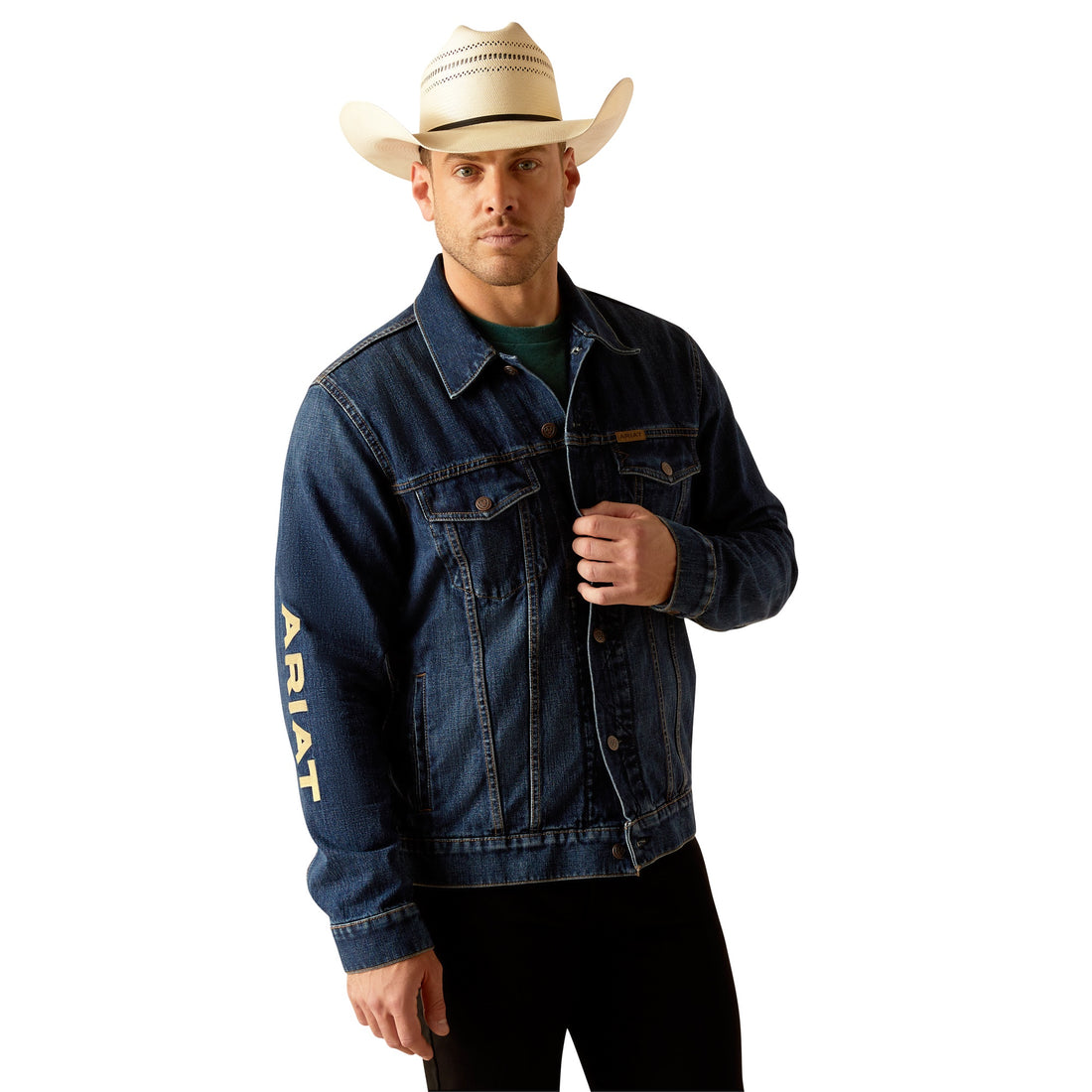 Ariat Men Denim Team Richford Trucker 10048255 Jacket