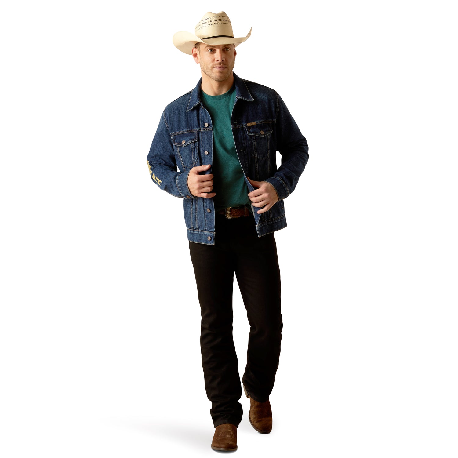 Ariat Men Denim Team Richford Trucker 10048255 Jacket