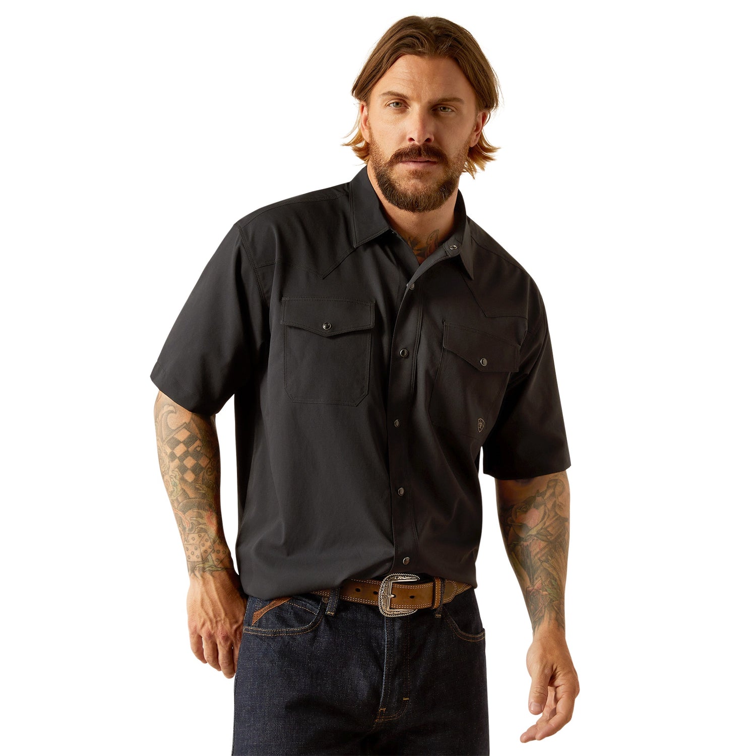 Ariat Men Western VentTEK Classic Fit Snap Shirt 10054481