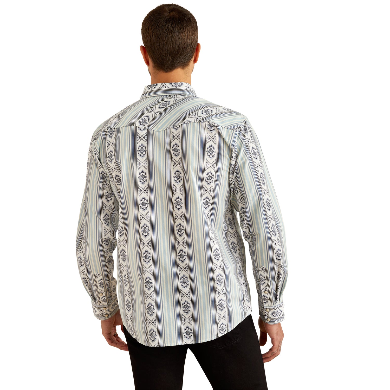 Ariat MN Heller Retro Fit Blue Shirt 10054704