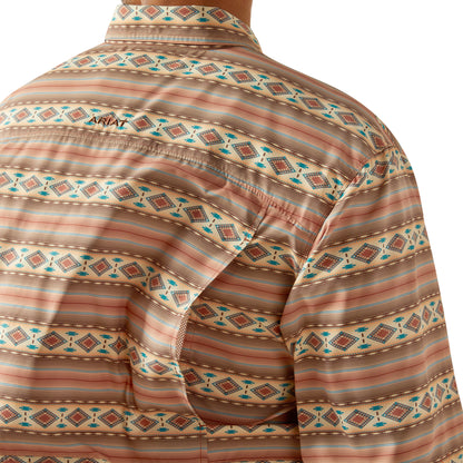 Ariat MN VentTEK Outbound Classic Fit LS Baked Clay Shirt 10055231