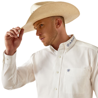 Ariat Men Team Logo Twill LS Shirt 10055286