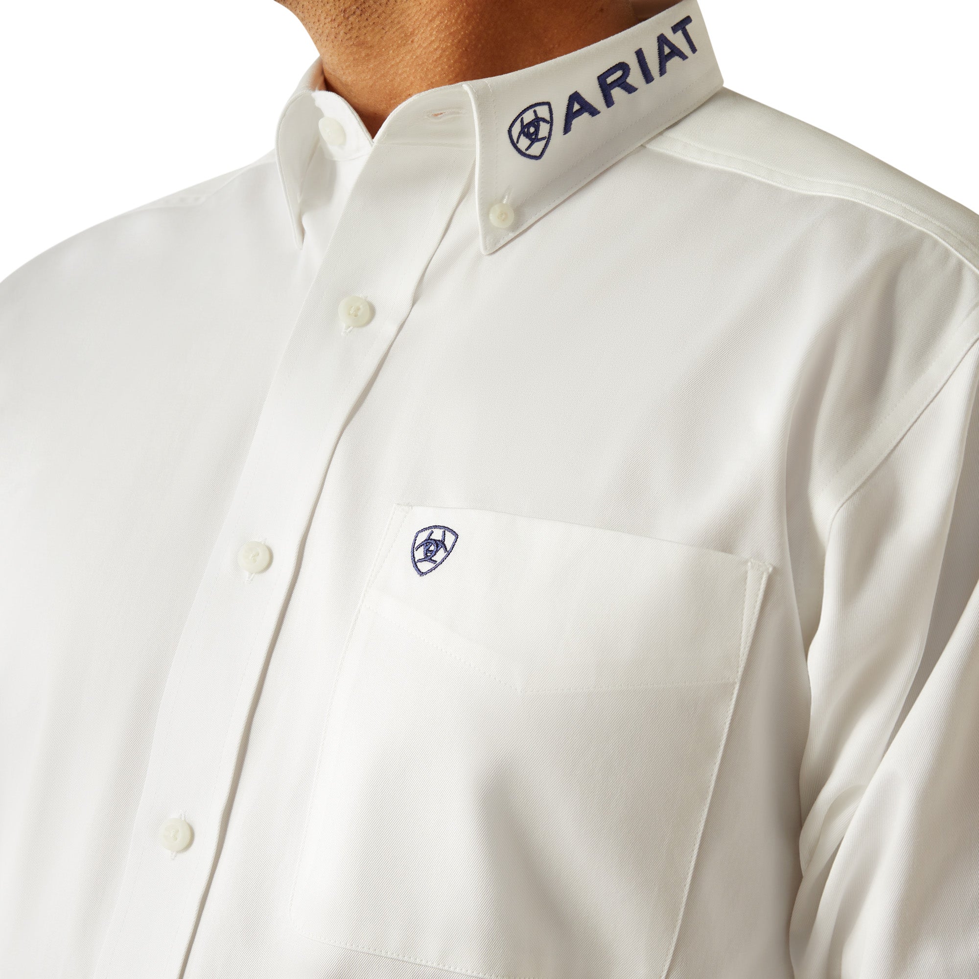 Ariat MN Team Logo Twill LS Shirt 10059132