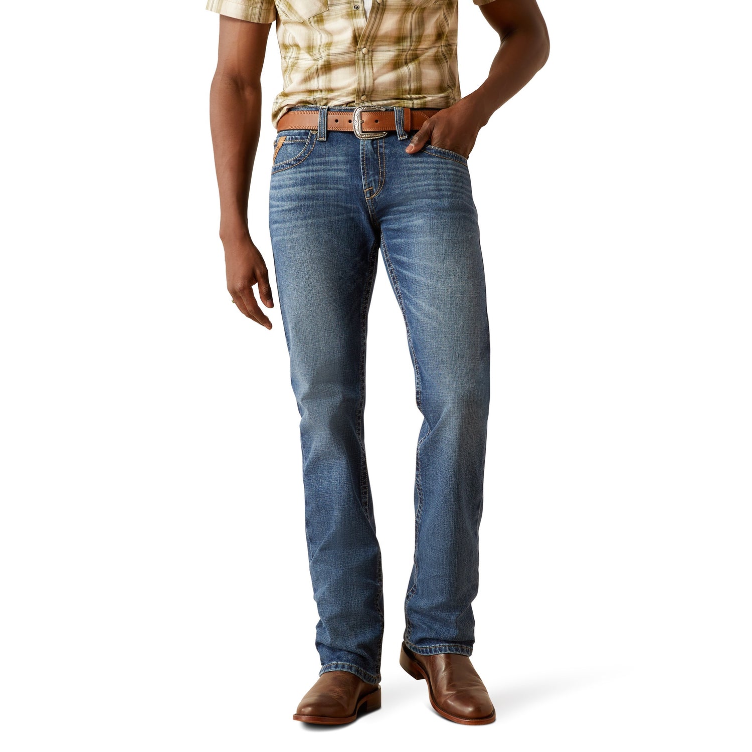 Ariat Men M7 Travis Straight Jean Heath 10061398