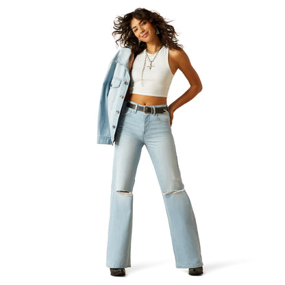 Ariat WMN Ultra High Rise Tomboy Wide Leg Jean 10060983