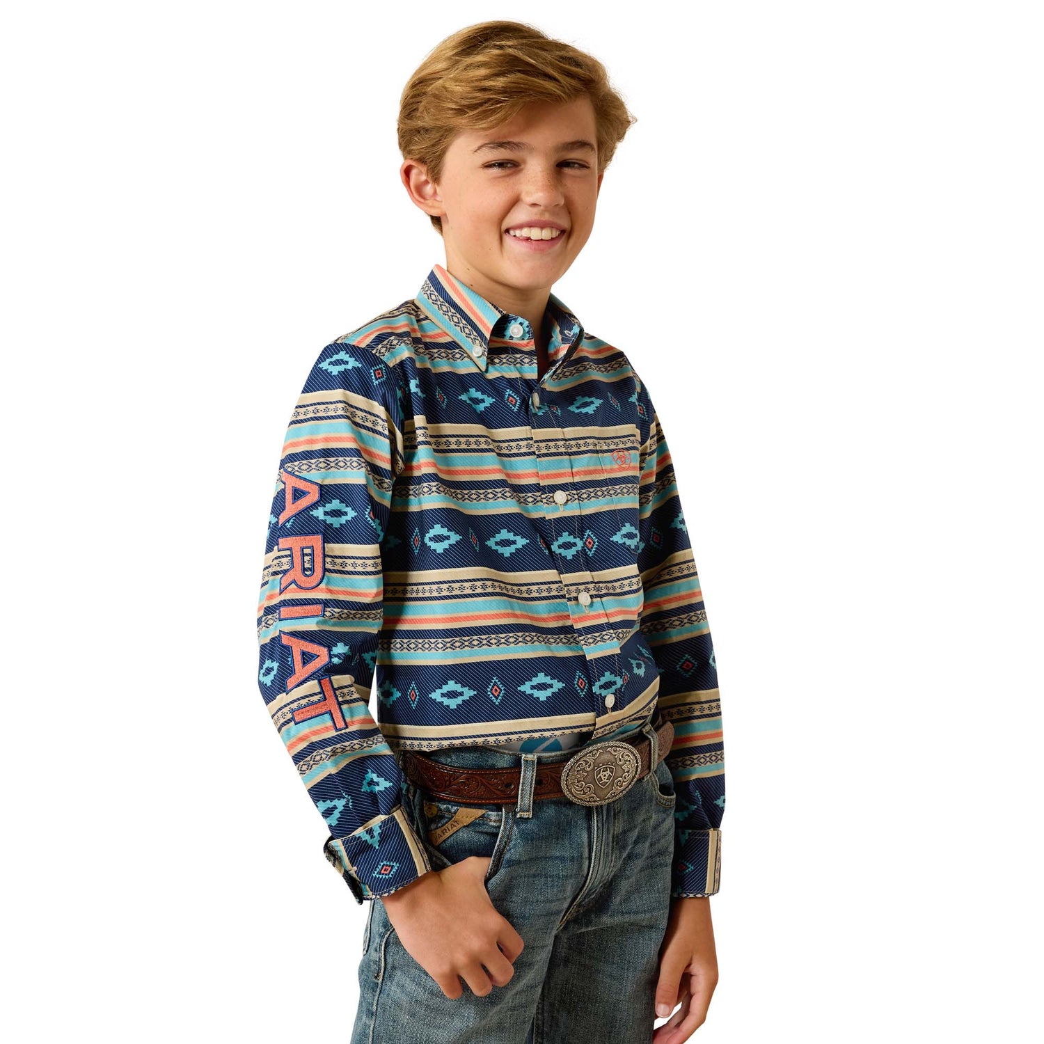 Ariat Boys Team Jet LS Shirt 10071171