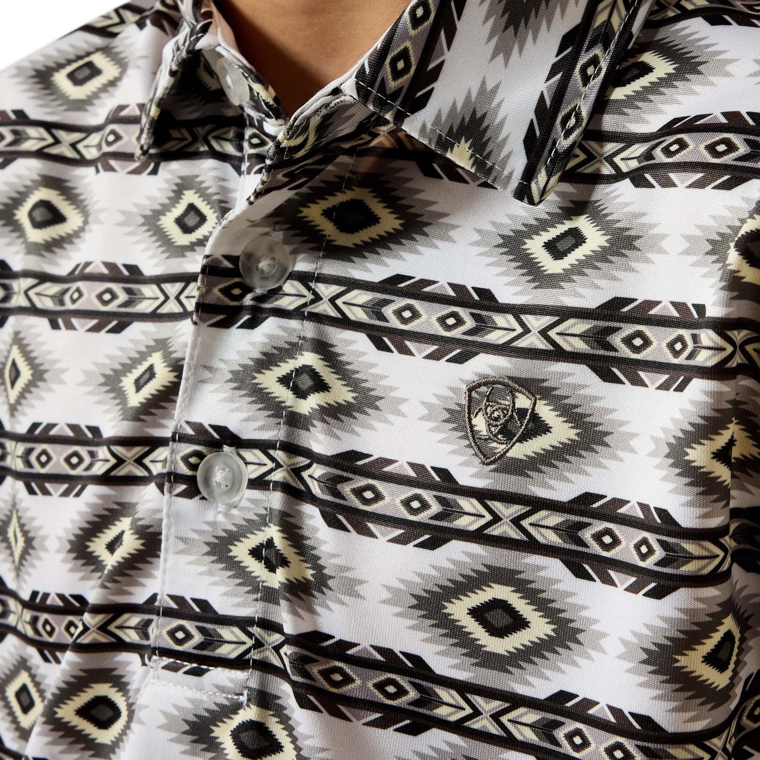 Ariat Boys All Over print SS Polo Shirt 10071205