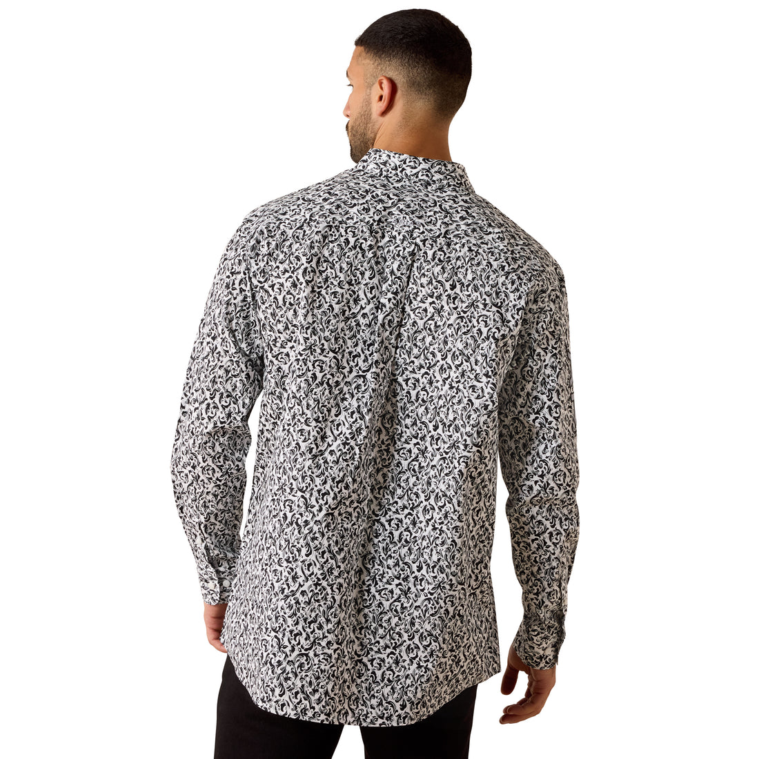 Ariat Men Casual Scroll PRT Team LS Shirt 10071029