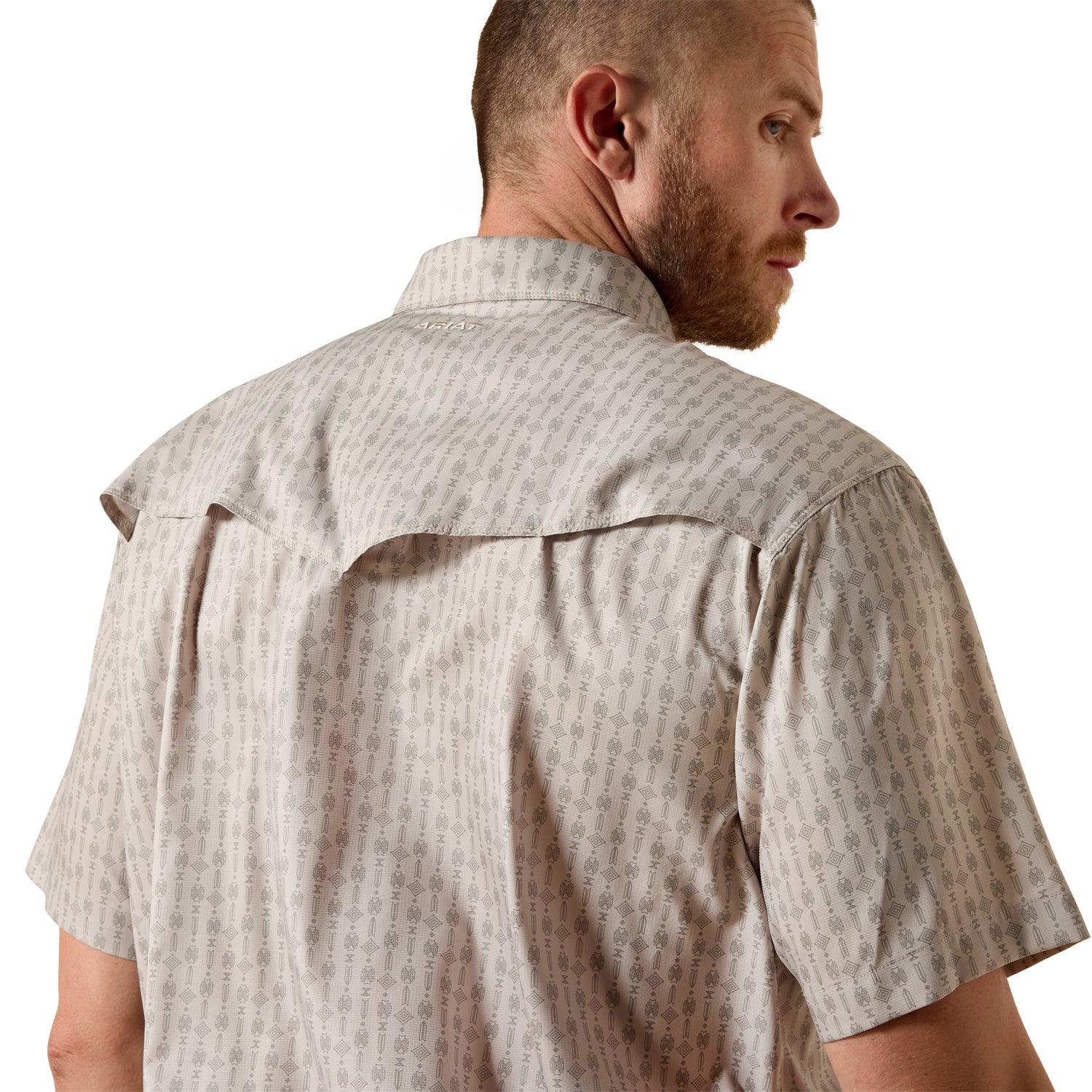 Ariat Men Printed Western VentTEK Classic Fit Snap Shirt 10071045