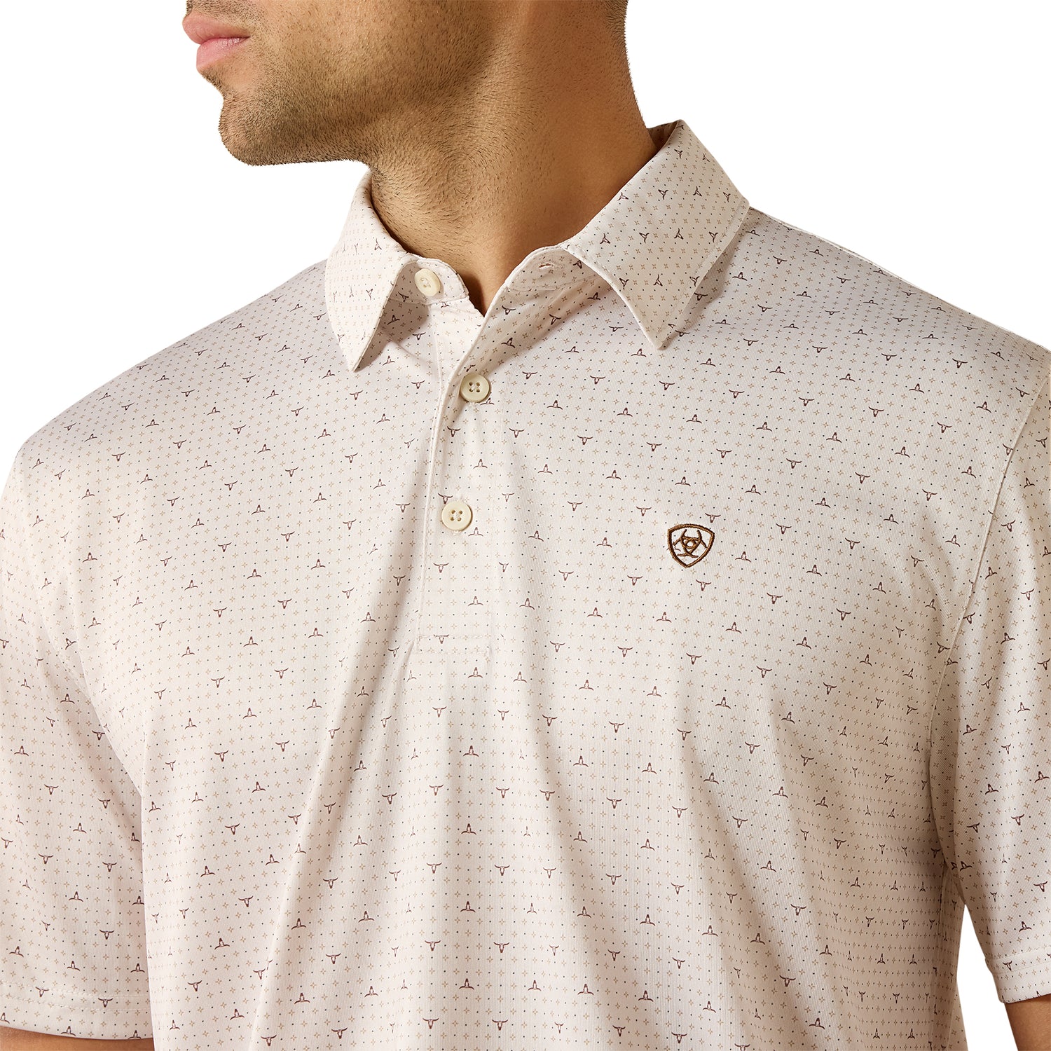 Ariat Men All Over Print SS Polo Shirt 10071496