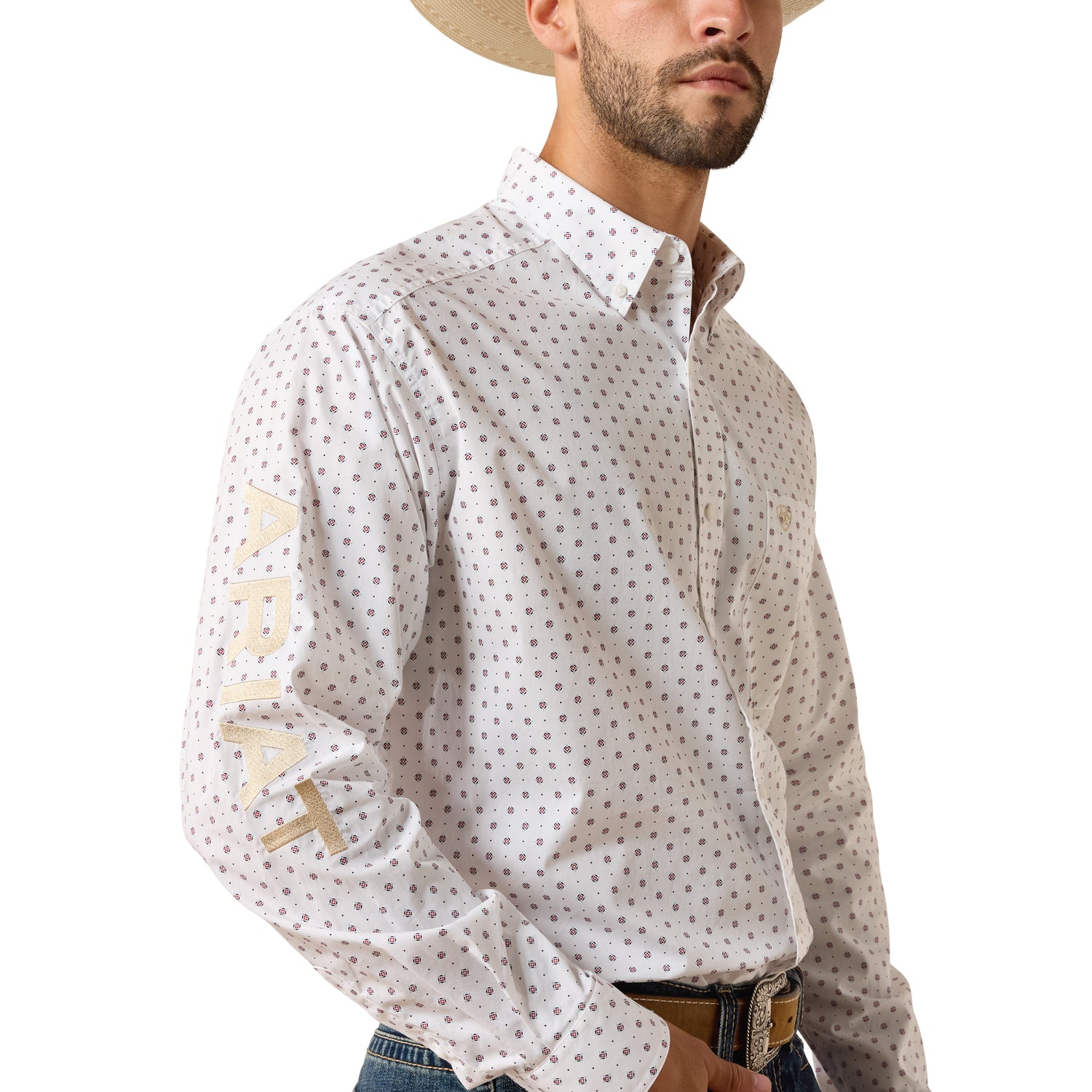 Ariat Men Casual Print LS Shirt 10071715