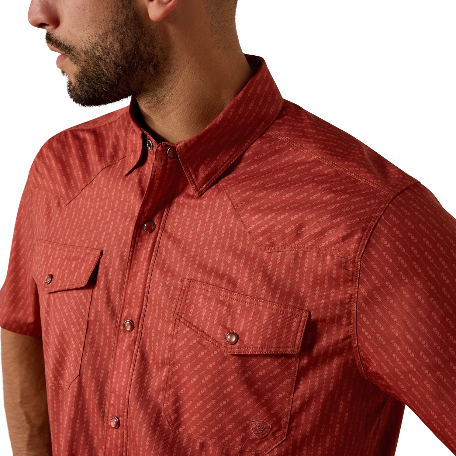 Ariat Men Printed VentTEK Western Fitted Snap Shirt 10073421