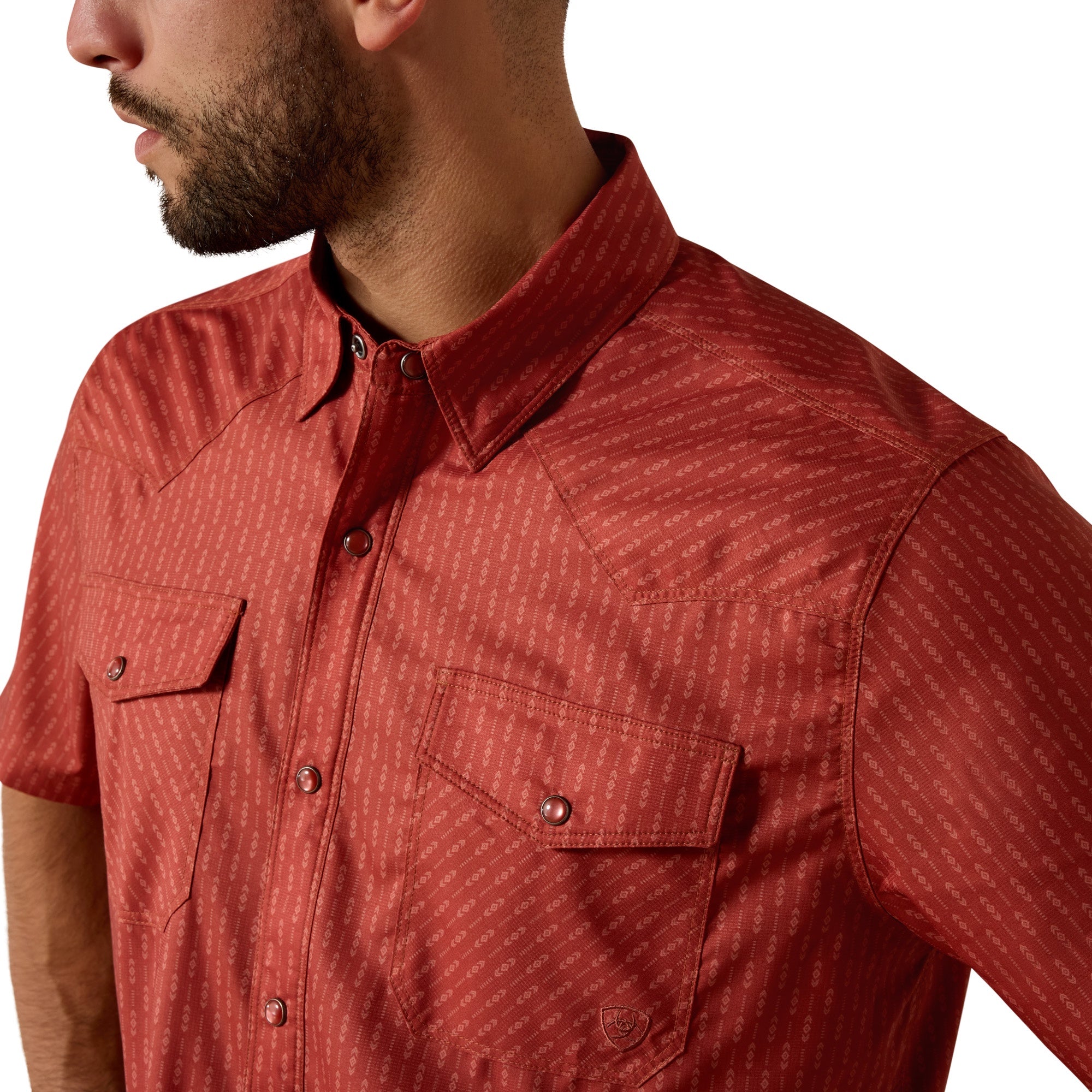 Ariat Men Printed VentTEK Western Fitted Snap Shirt 10073421
