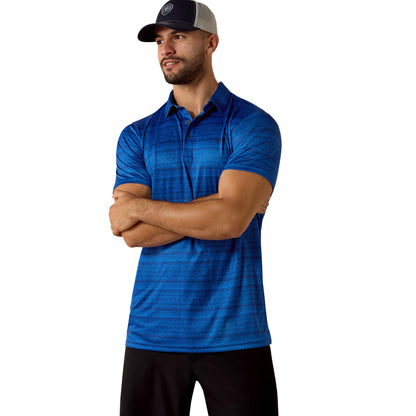 Ariat Men All Over Print Fitted Polo Shirt 10073434