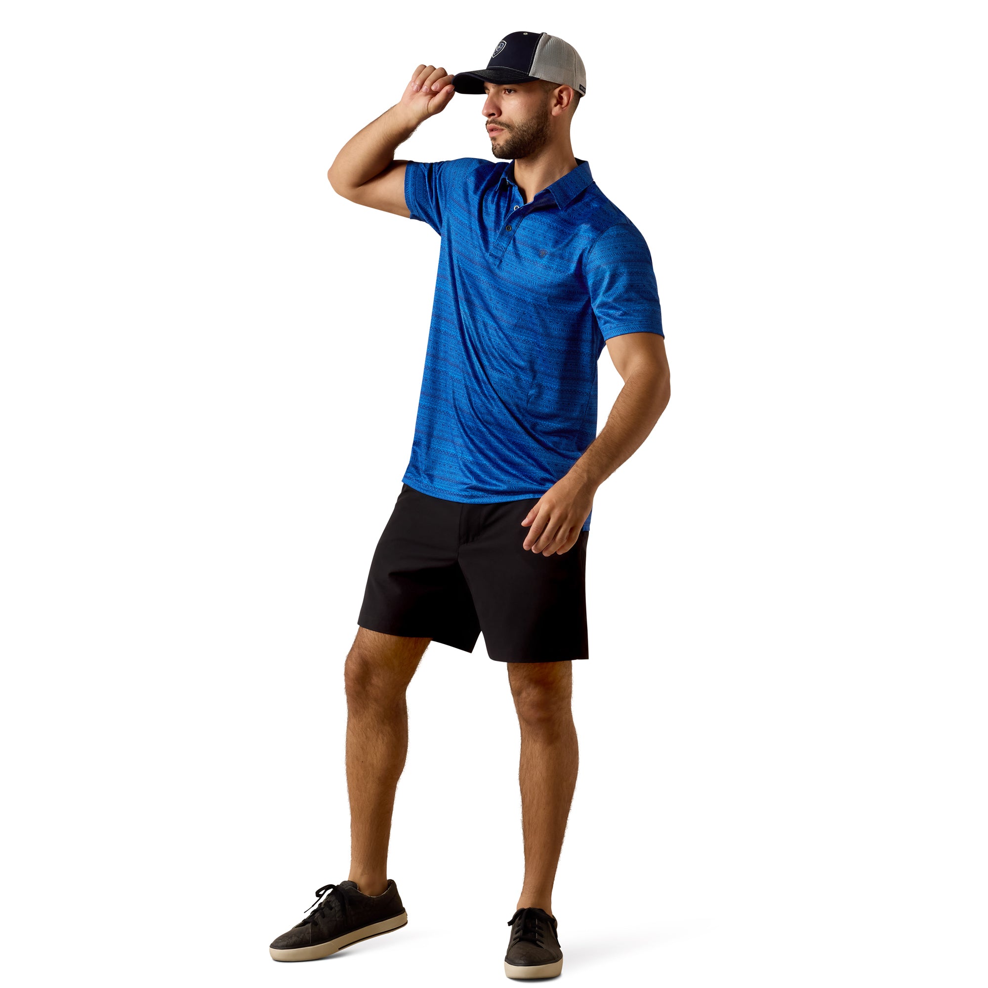 Ariat Men All Over Print Fitted Polo Shirt 10073434