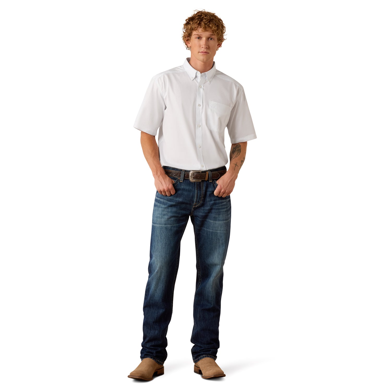 Ariat Men Lightweight Twill SS Shirt 10073615