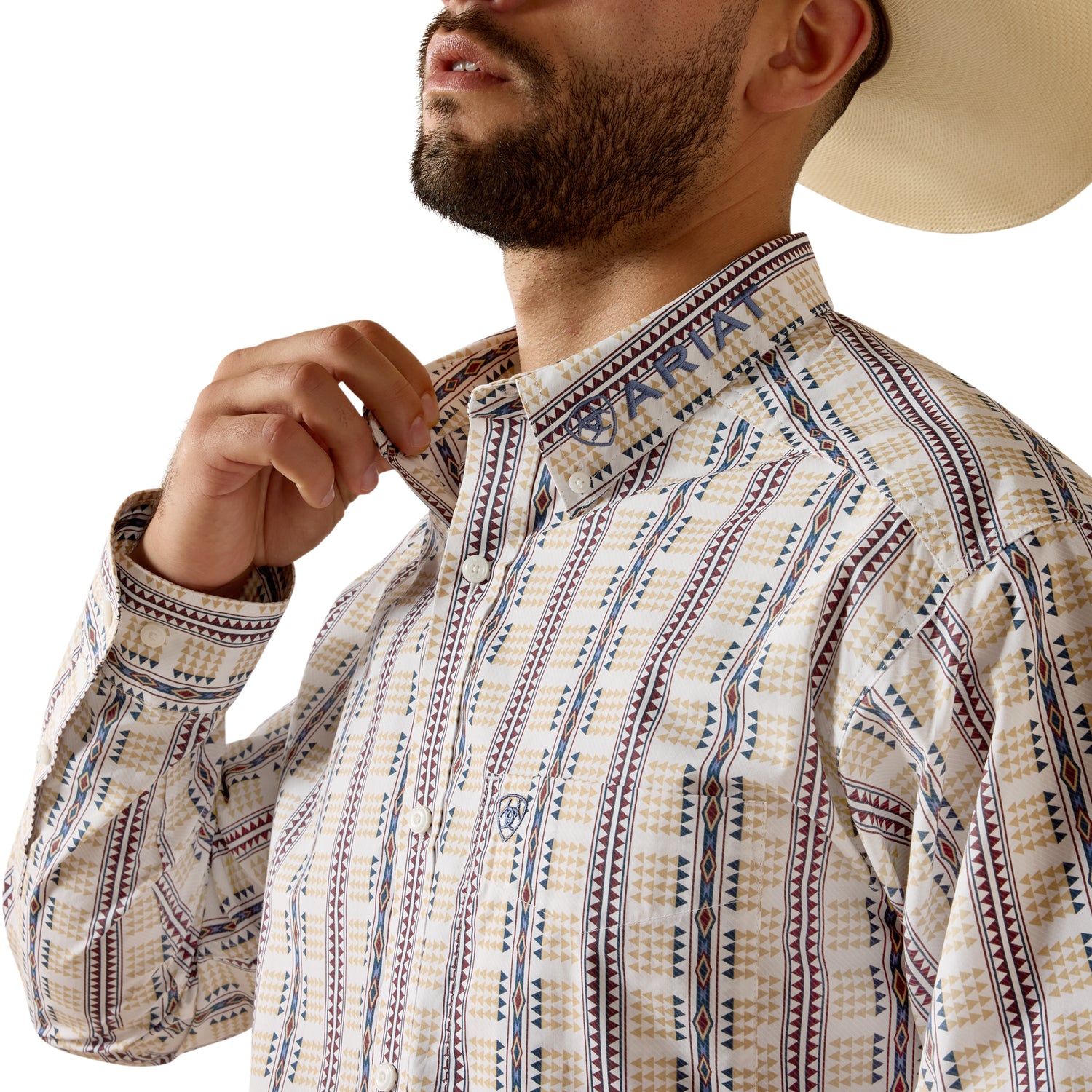 Ariat Men Team Daniel Fitted LS Shirt 10073627