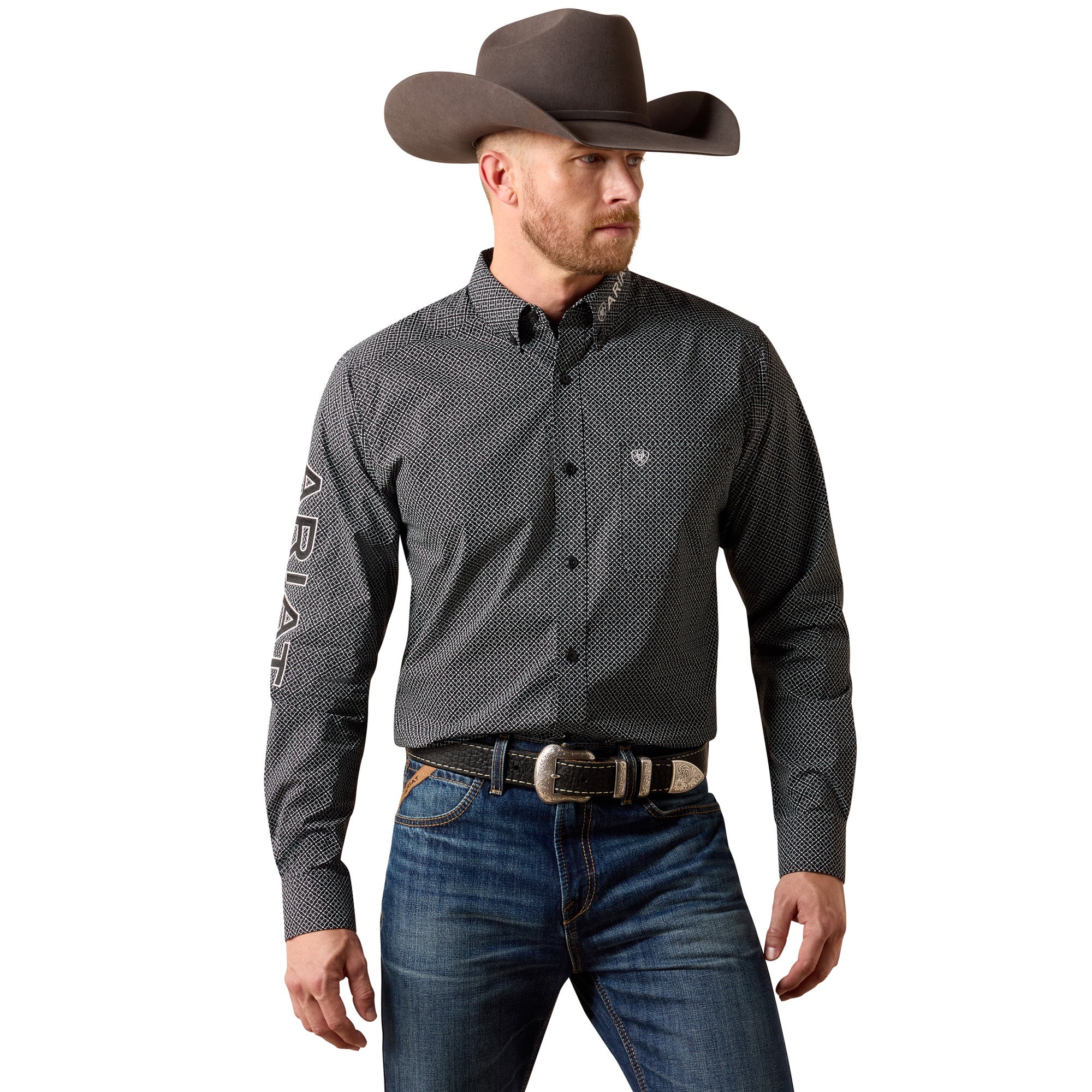 Ariat Men Team Dariel Fitted LS Shirt 10073630
