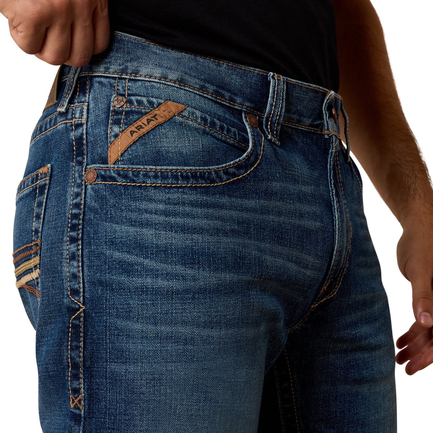 Ariat Men M4 Relaxed Thornton Boot Cut Jeans 10074800