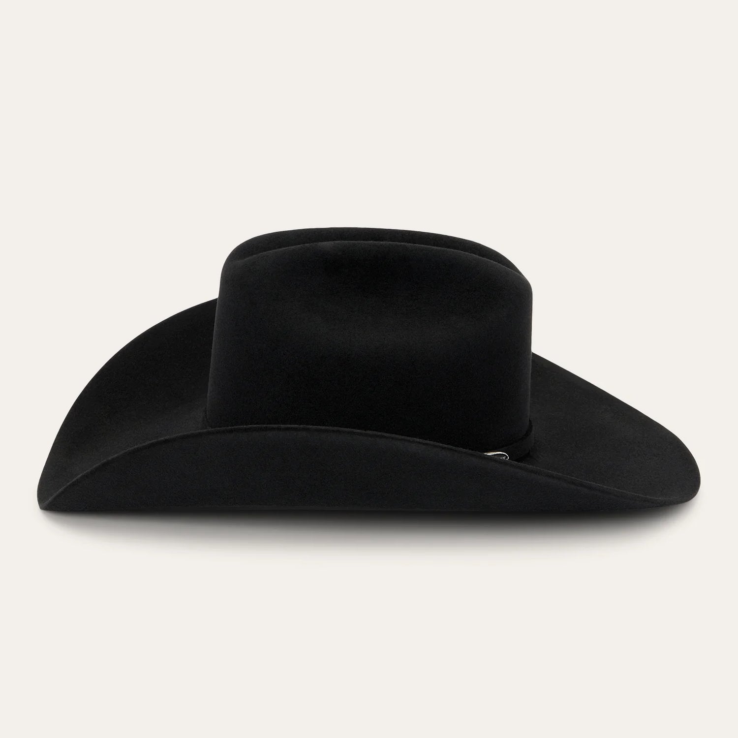 6x Stetson: 75 Black Skyline Felt Hat