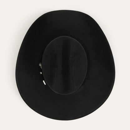 6x Stetson: 75 Black Skyline Felt Hat