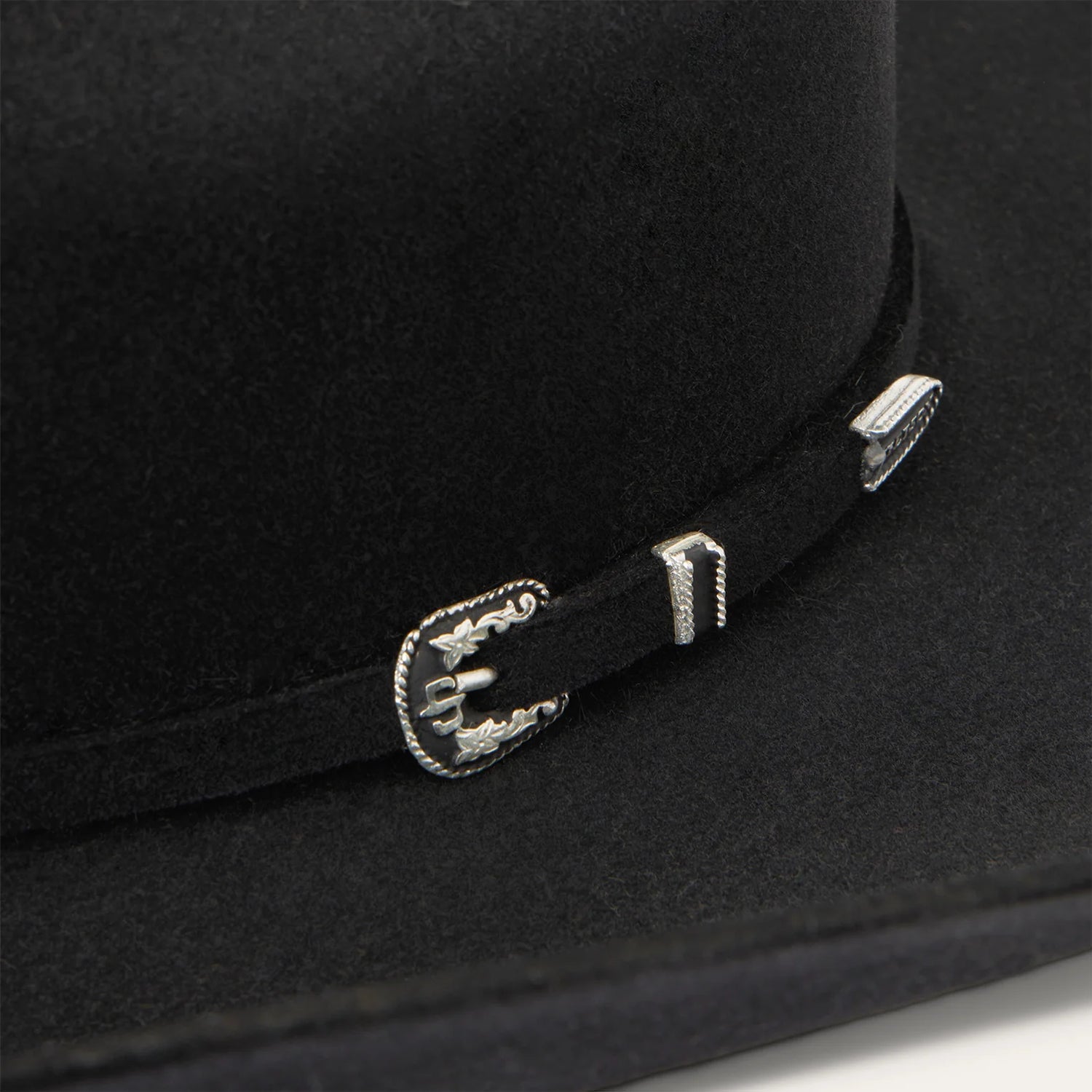 6x Stetson: 75 Black Skyline Felt Hat