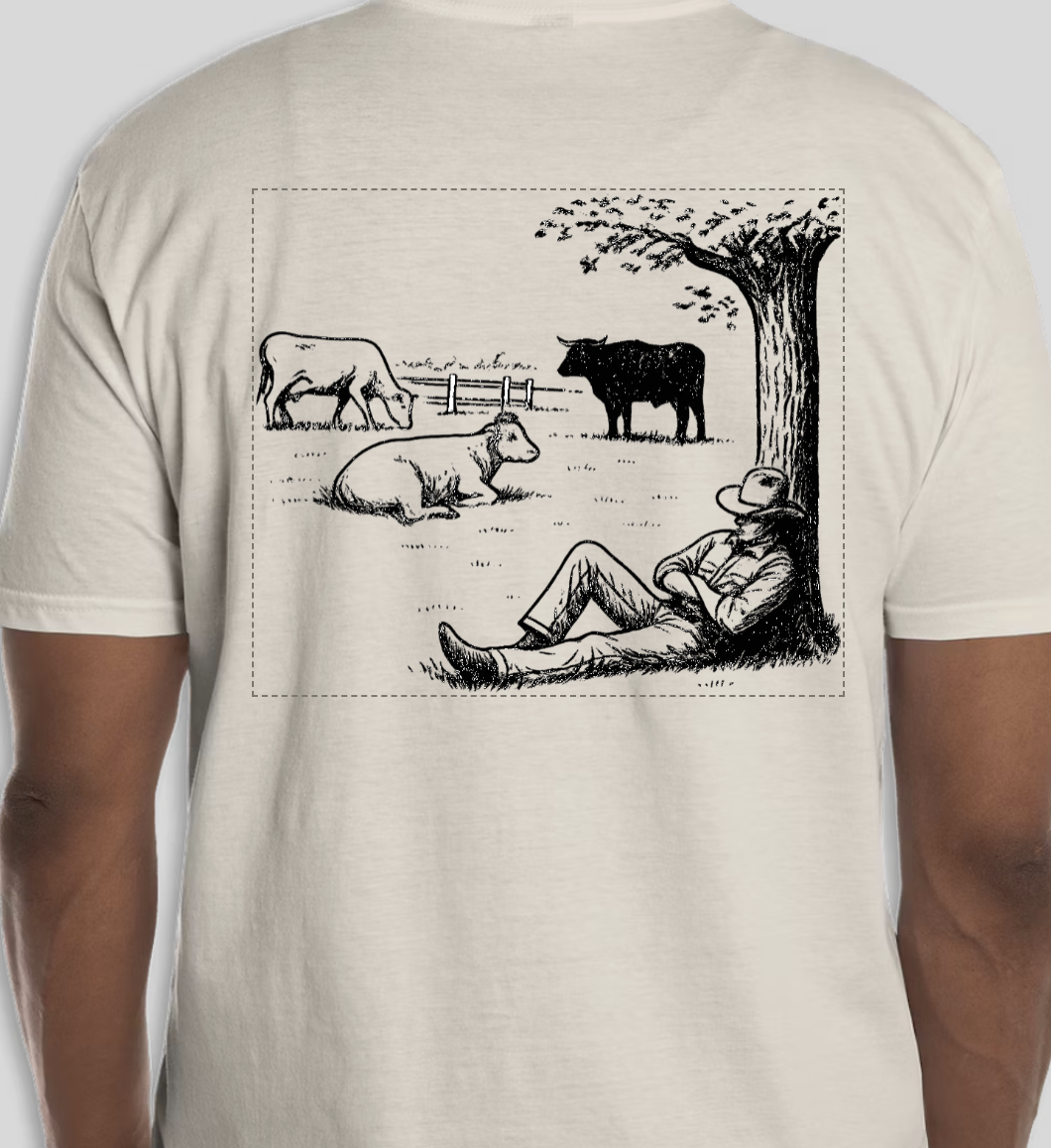 Cerrito MN Cattle Beige T-Shirt
