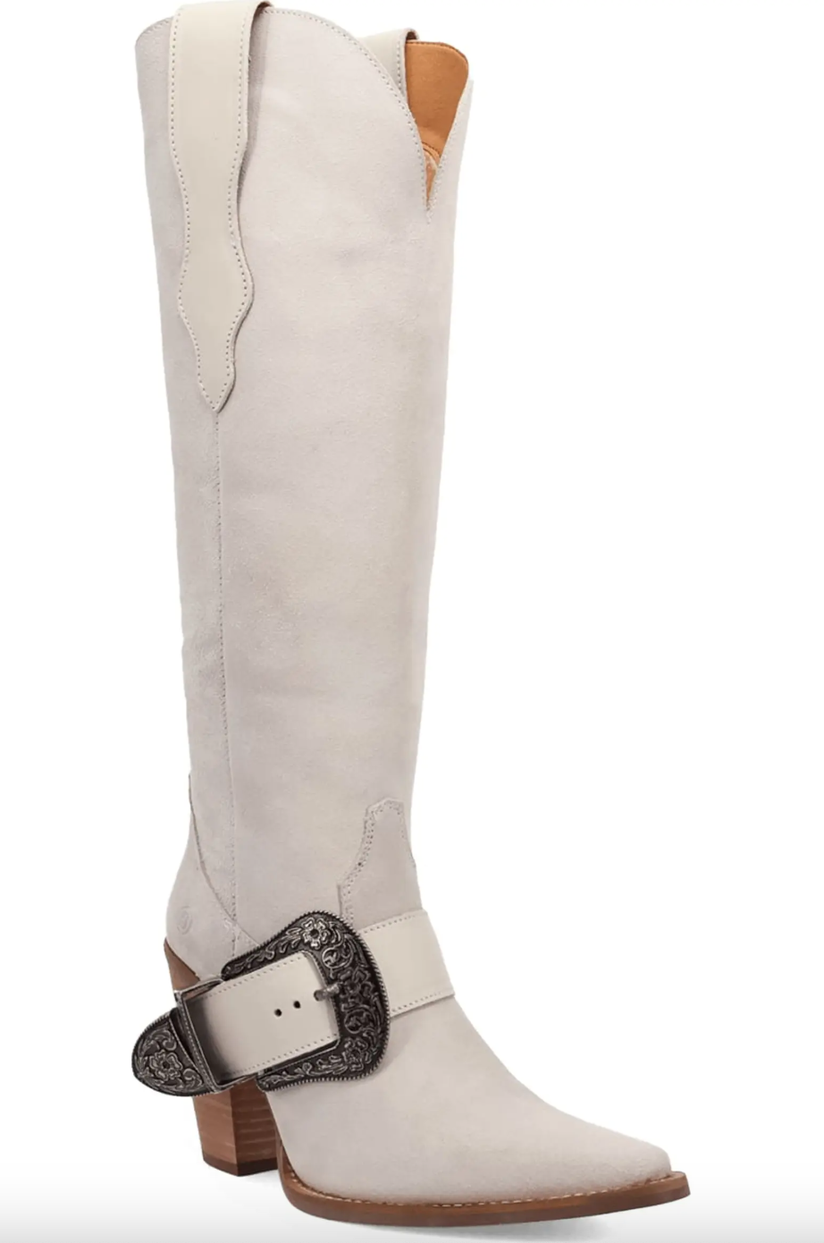Dingo Women Yeehottie Suede Leather Boot DI2377 Grey