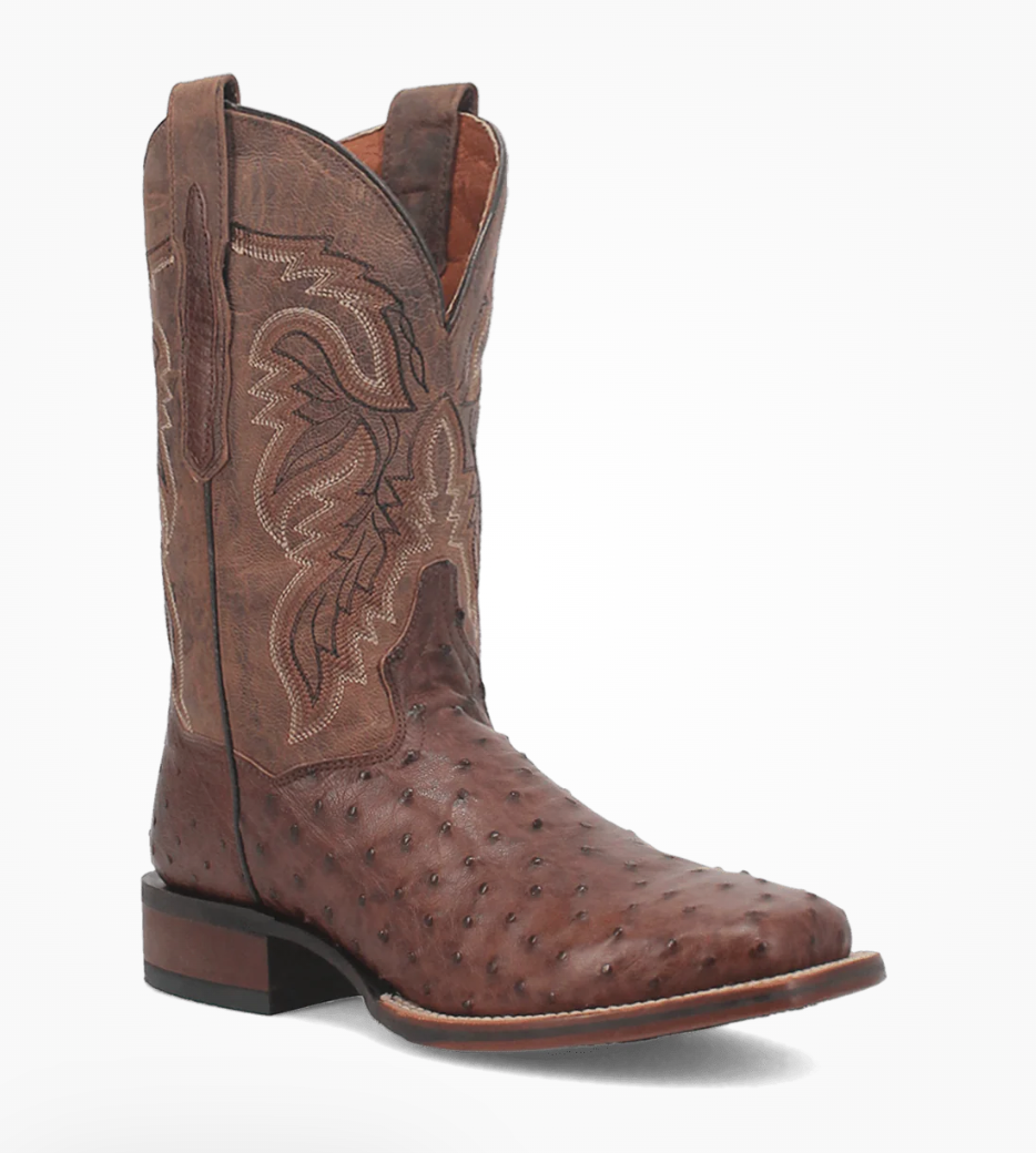Dan Post Men Alamosa Ostrich Squared Toe DP3875 Boot
