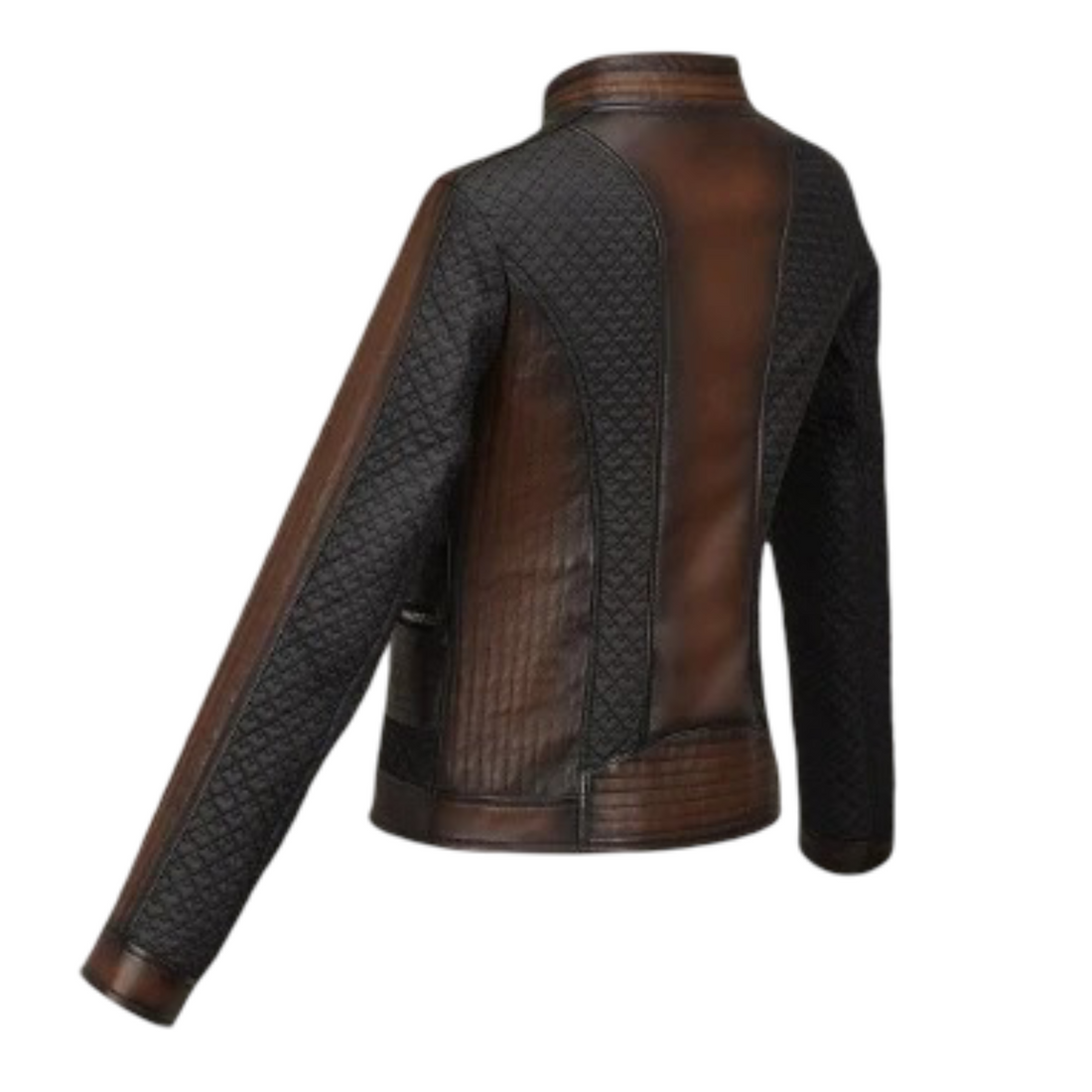 Cuadra Women Leather Zipper Jacket M329COC