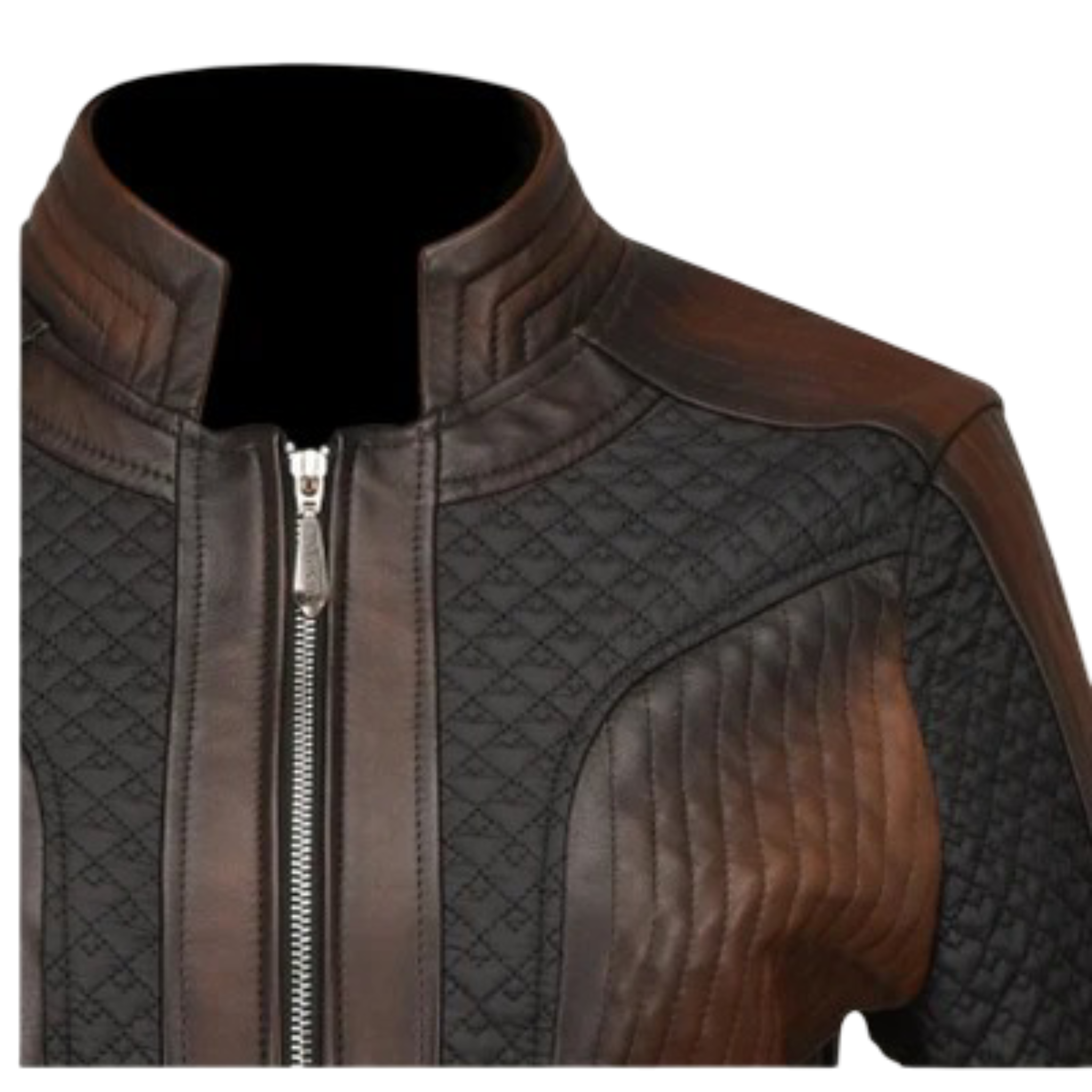 Cuadra Women Leather Zipper Jacket M329COC