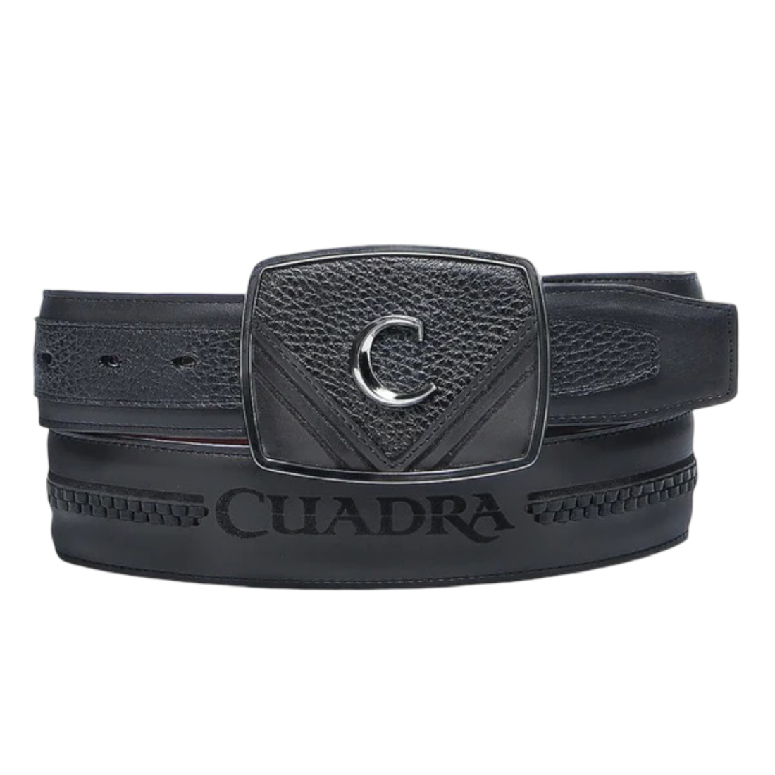 Cuadra MN Deer Leather Belt CV507VE Black