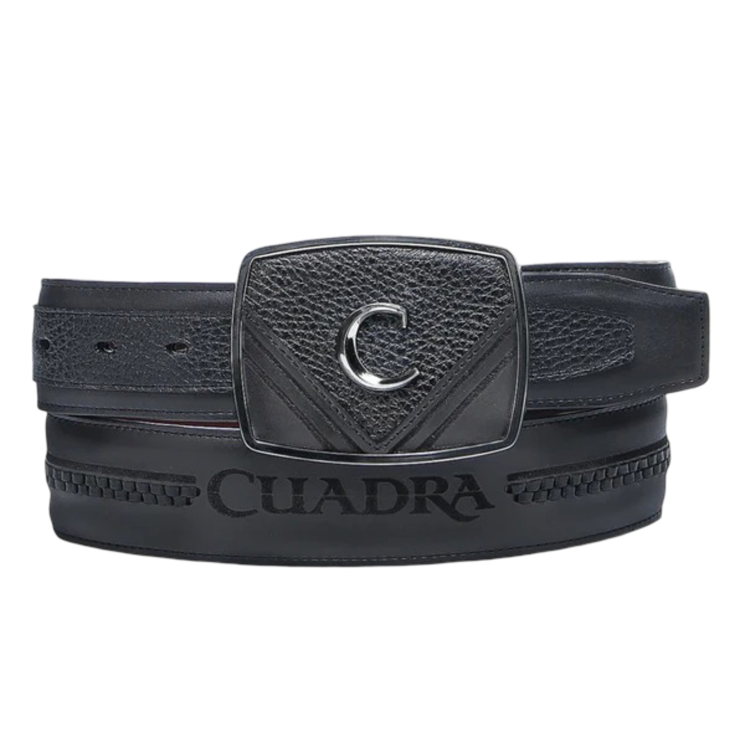 Cuadra MN Deer Leather Belt CV507VE Black