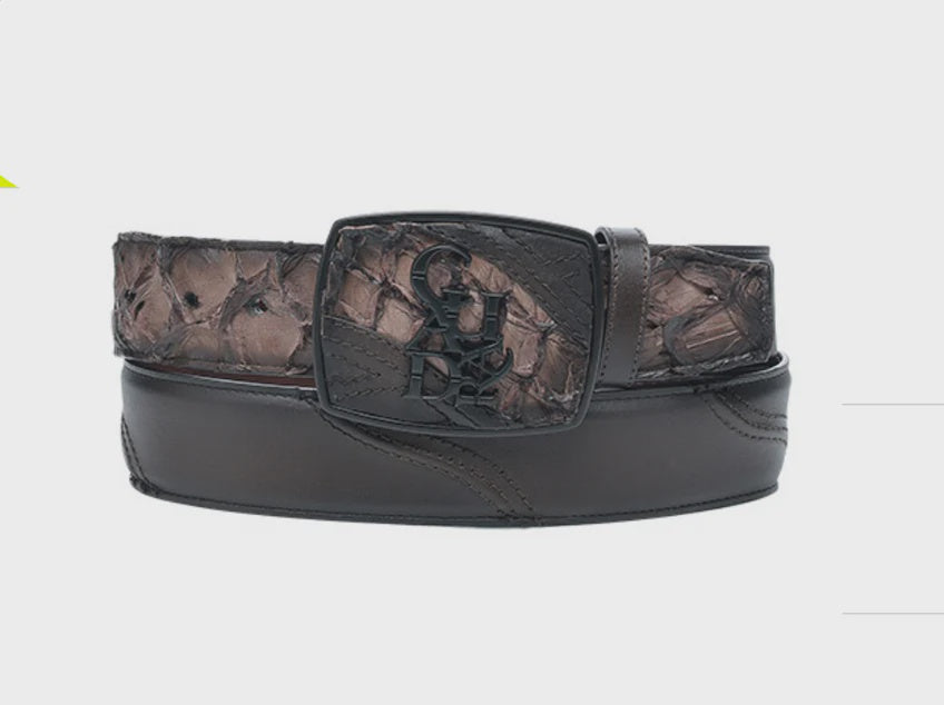 Cuadra MN Pirarucu Belt CV491PR Chocolate