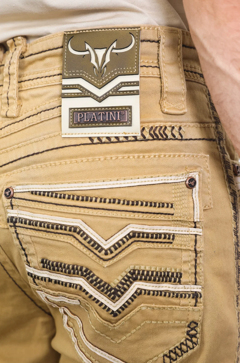 Platini Men Holt Slim Boot Cut Jeans PHD10323