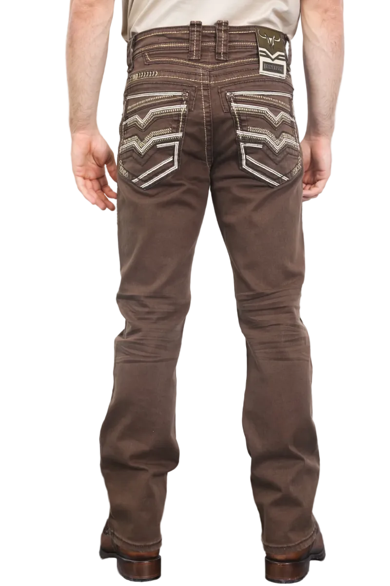 Platini Men Holt Slim Boot Cut Jeans PHD10324