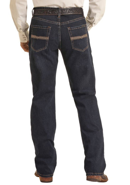 Rock &amp; Roll Men Cowboy Vintage 46 Stackable Bootcut Jeans VMTBD03711