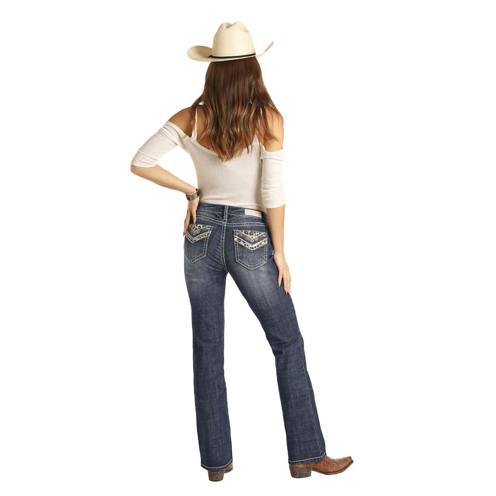 Rock &amp; Roll Women Denim Jeans W1_3542