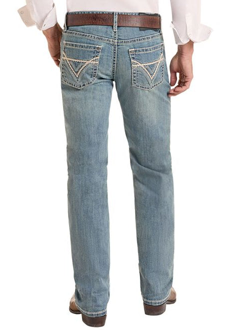 Rock &amp; Roll Men Slim-fit Straight-leg Jeans BM1RD09954