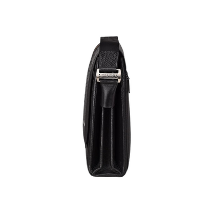 Cuadra Caiman Men Embroidery Bag BOC03FL Black