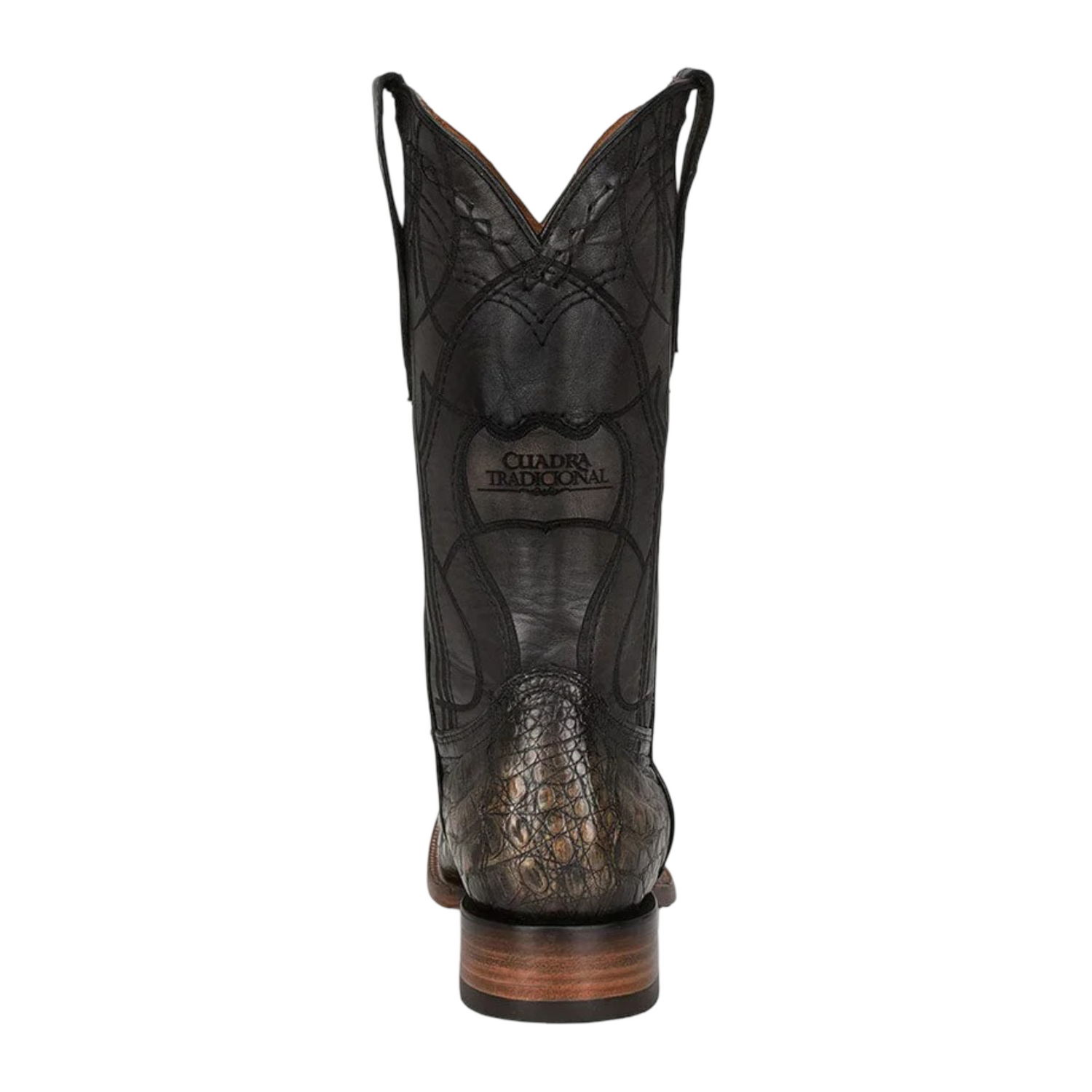 Cuadra MN Caiman Square Toe Boot 3Z2LFY Atlantis Black