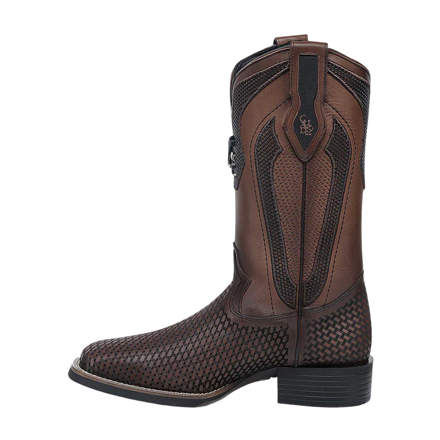 Cuadra MN Western Rodeo Bovine Cowhide Square Toe Boot 3Z2URS Honey
