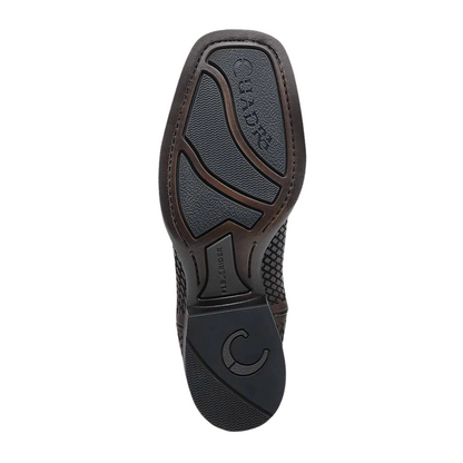 Cuadra MN Western Rodeo Bovine Cowhide Square Toe Boot 3Z2URS Honey