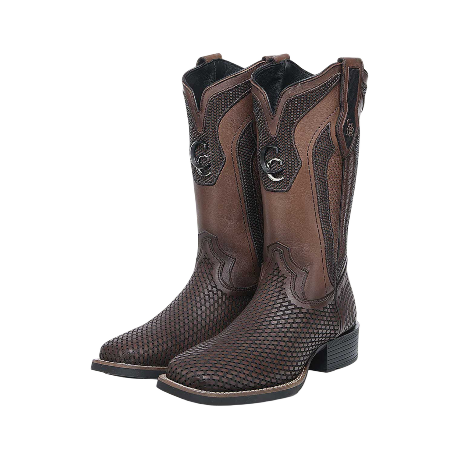 Cuadra MN Western Rodeo Bovine Cowhide Square Toe Boot 3Z2URS Honey