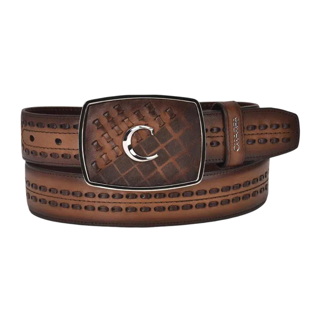 Cuadra MN Bovine Leather Belt CV488RS Maple